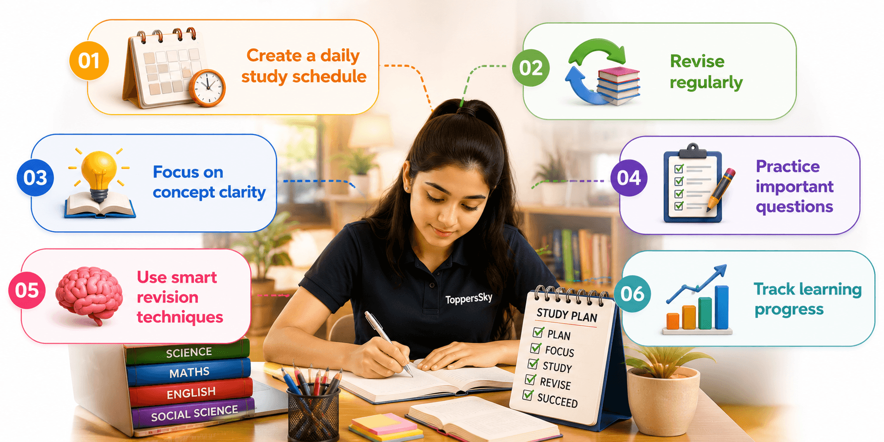 Student Learning Dashboard - Revision Notes Screenshot