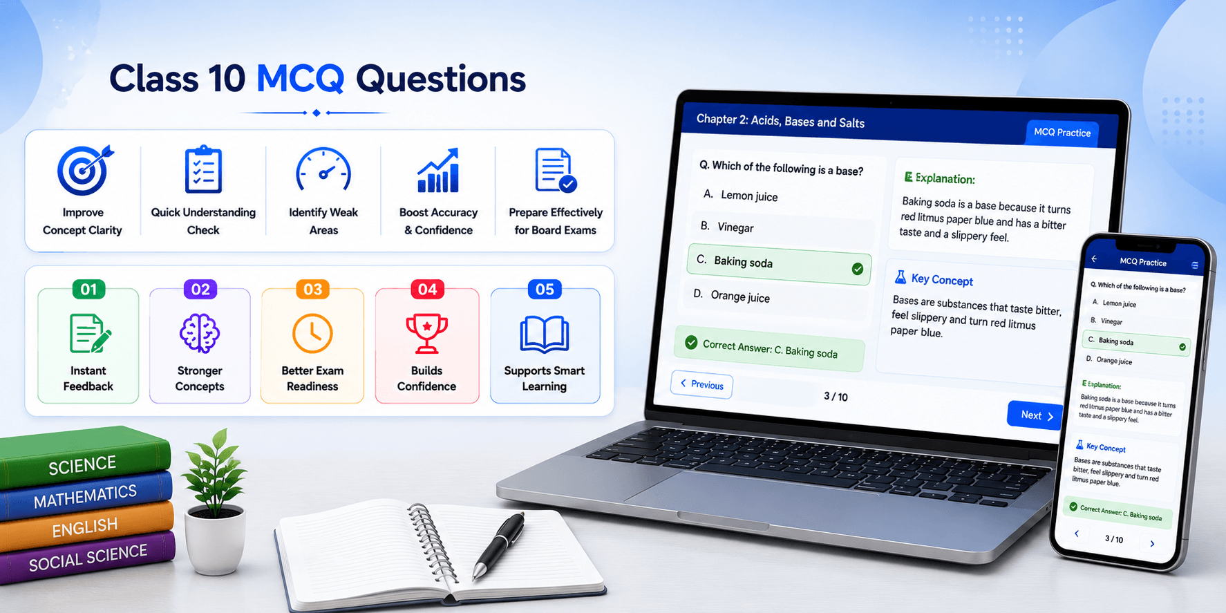 Class 10 MCQ Questions