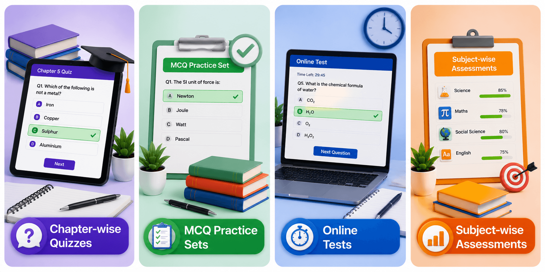 Practice & Quizzes