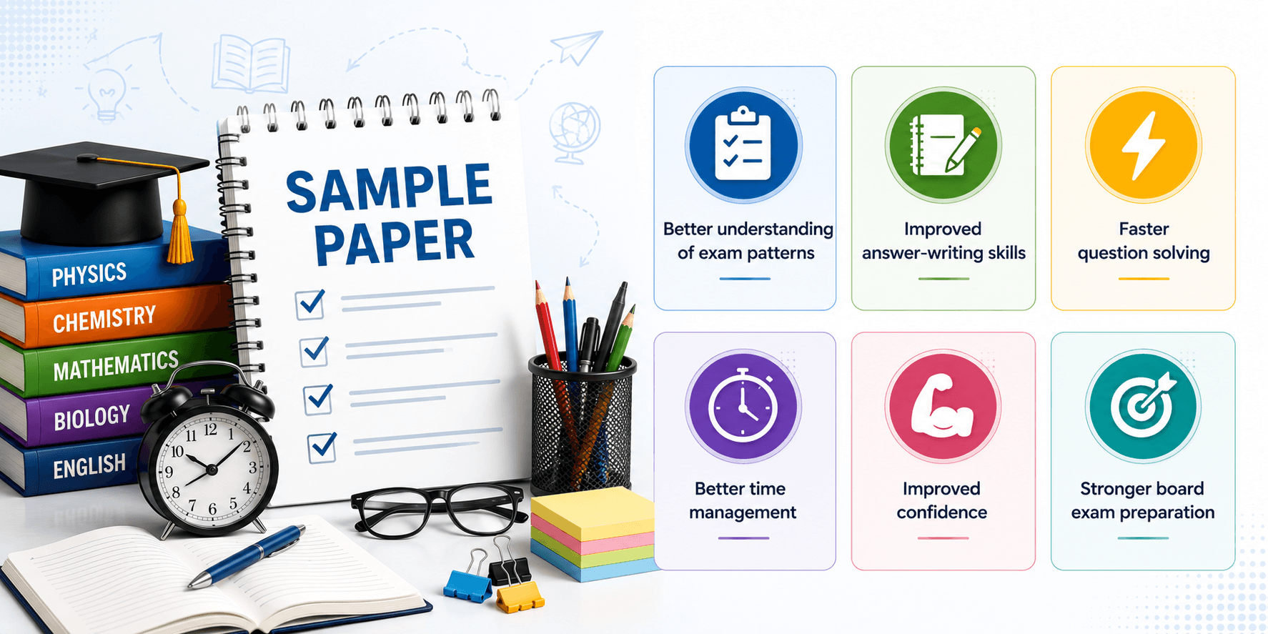 Sample Paper Dashboard - Student Solving Practice Paper