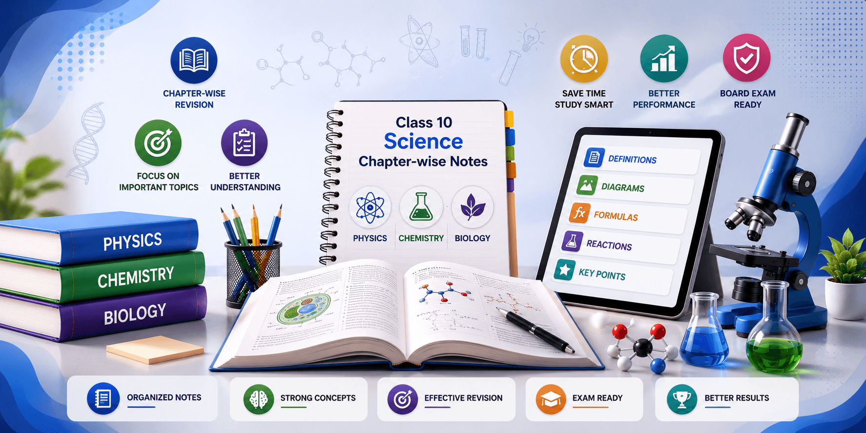 Class 10 Science Chapter Wise Notes