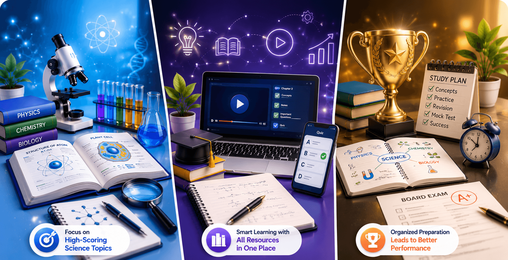 AI Quiz Banner - Smart Learning