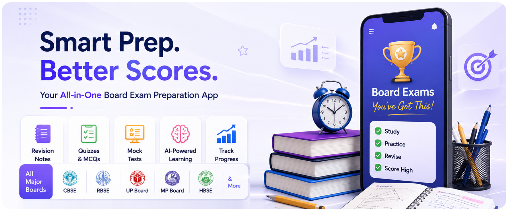 Board Exam Preparation App Overview