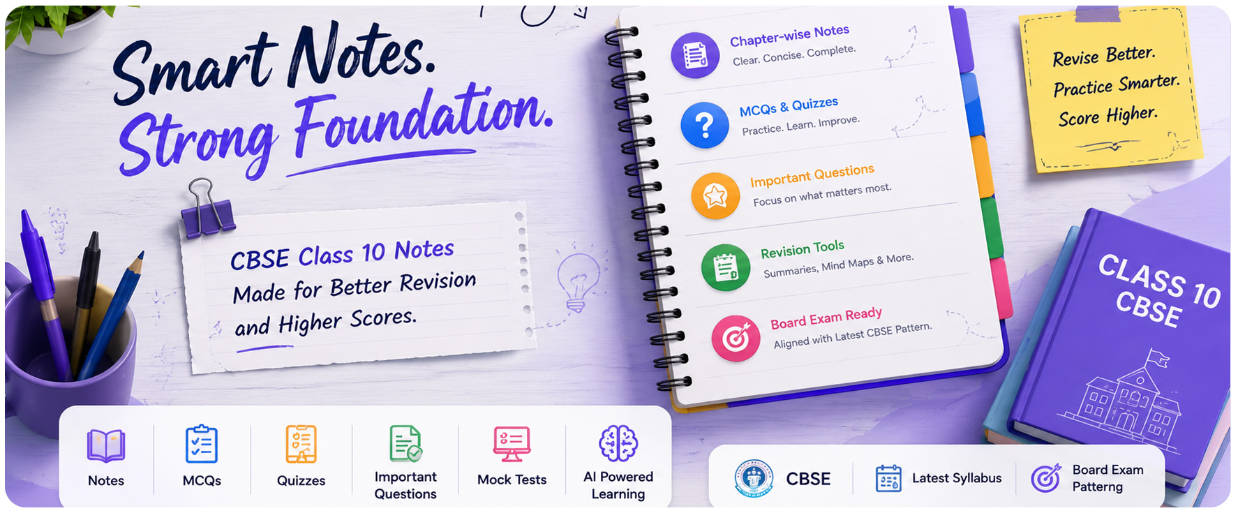 CBSE Class 10 Notes Overview