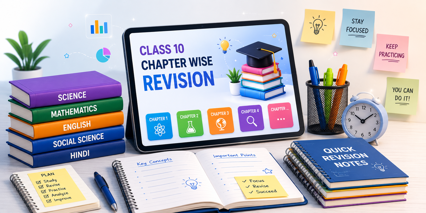 Revision Screen — AI Quiz Dashboard — Student Progress Analytics