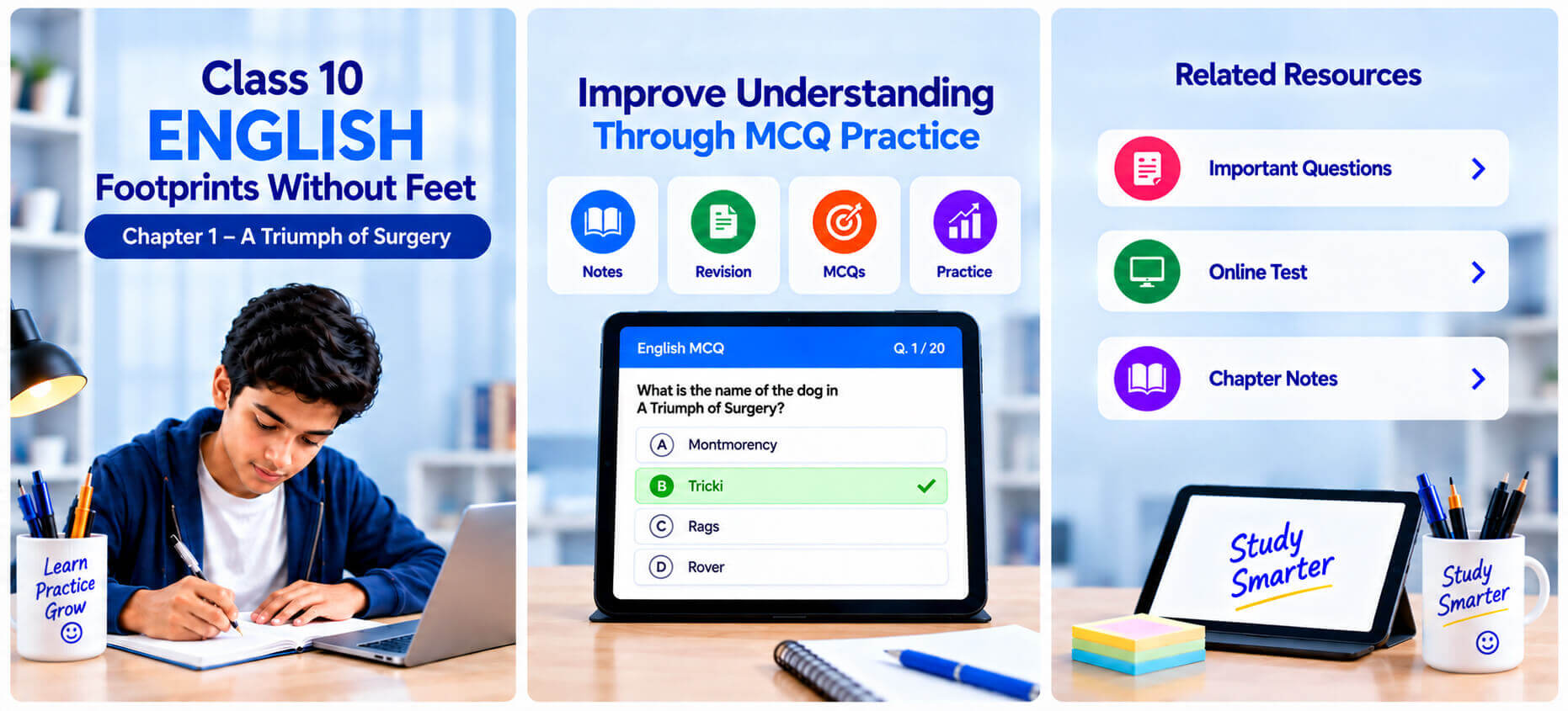 AI Quiz Dashboard - Interactive Learning Screen - Student Performance Dashboard