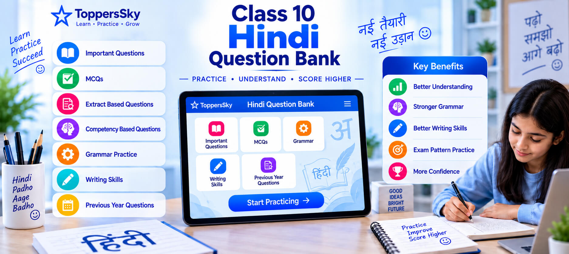 Class 10 Hindi Question Bank Banner