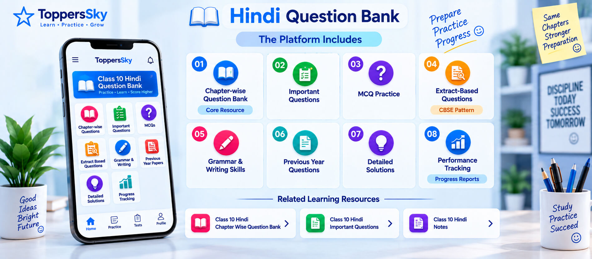 Hindi Dashboard - Question Bank Screen - AI Quiz - Student Analytics