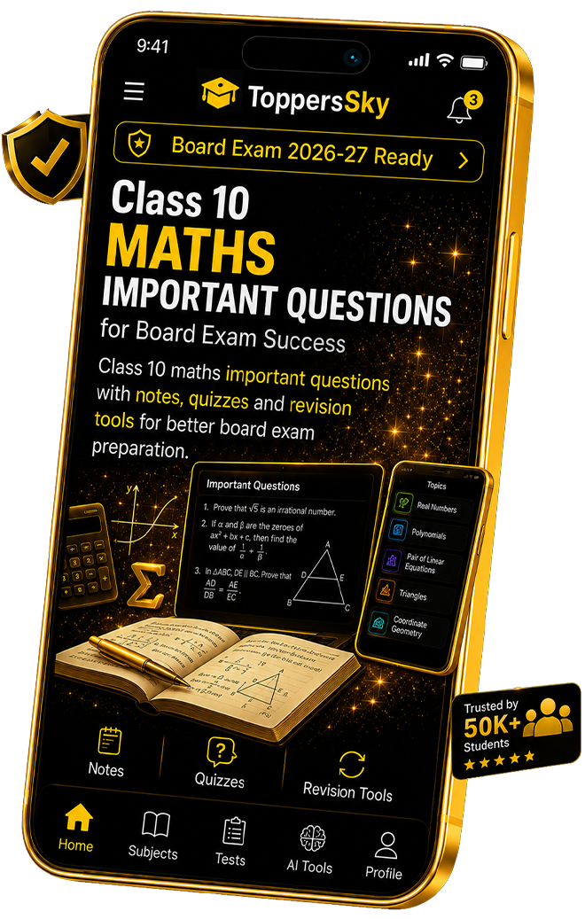 Class 10 Maths Important Questions