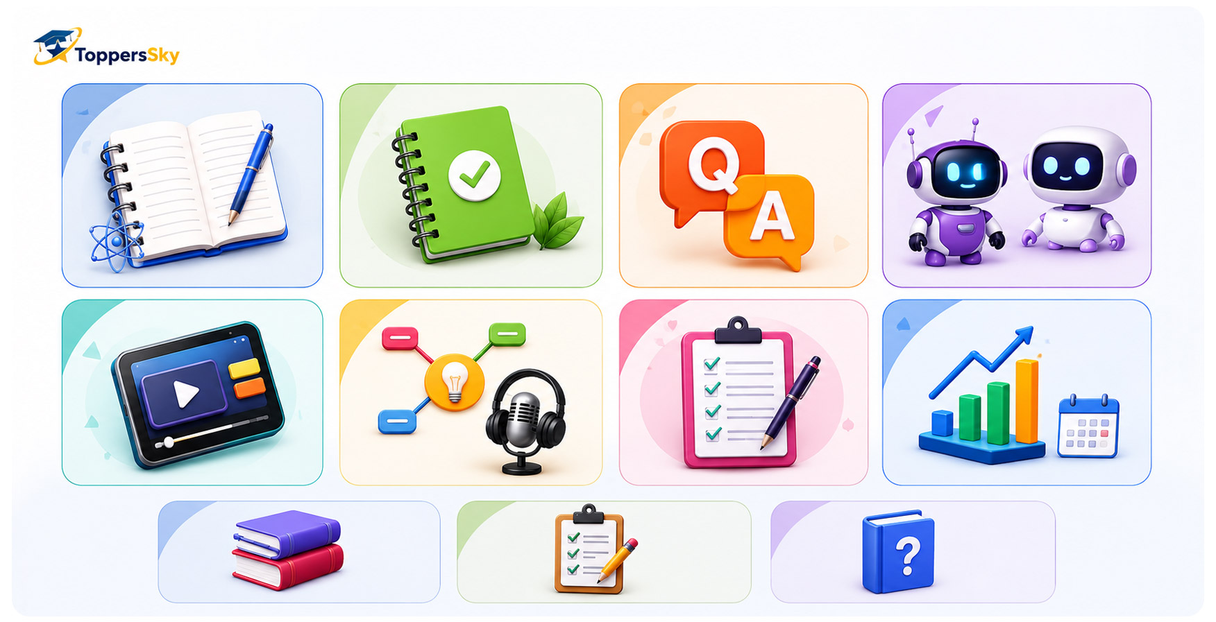 Notes Screenshot — Mind Maps Screenshot — Podcast Screenshot