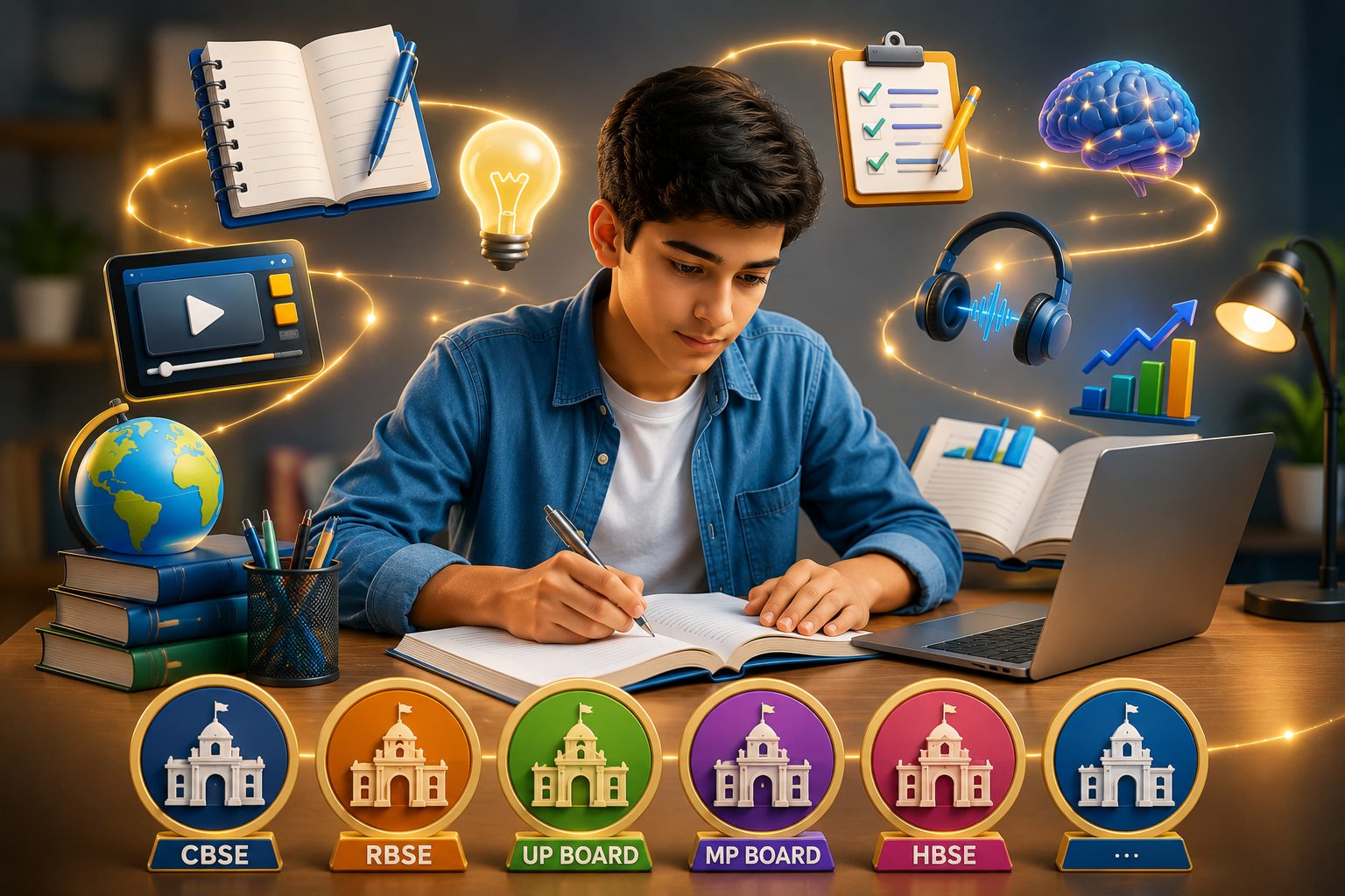 Student Achievement Banner — Academic Success Showcase — Learning Progress Dashboard