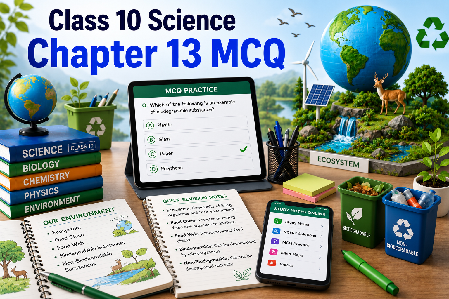 Class 10 Science Chapter 13 MCQ