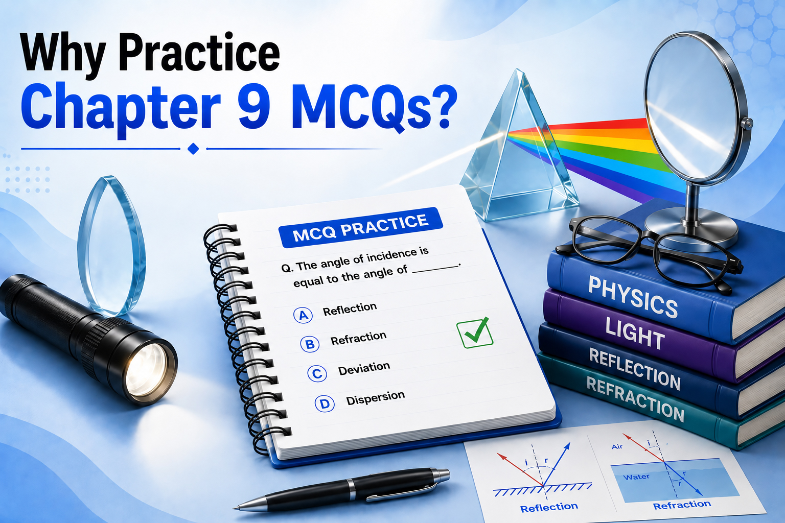 Physics Quiz Dashboard - Student Practicing MCQs - Learning Progress Analytics