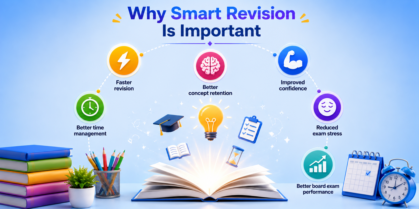 Revision Dashboard — Student Revising Notes — Learning Progress Analytics