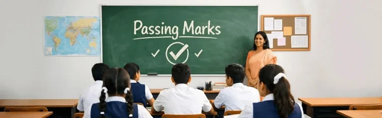 Passing marks in class 10th