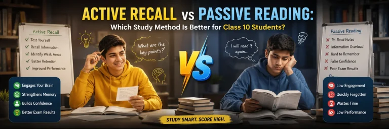 Active Recall vs Passive Reading: Which Study Method Is Better for Class 10 Students?