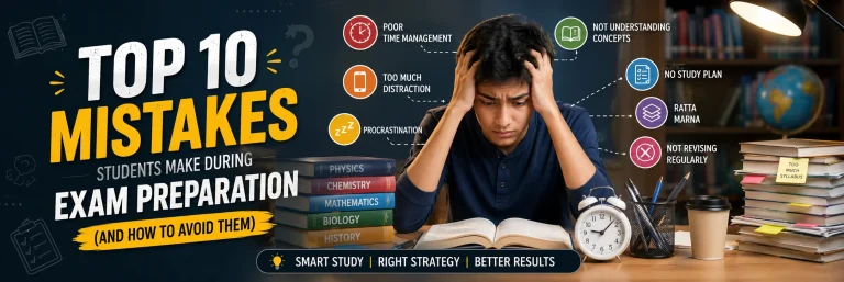 Mistakes Students Make During Exam Preparation