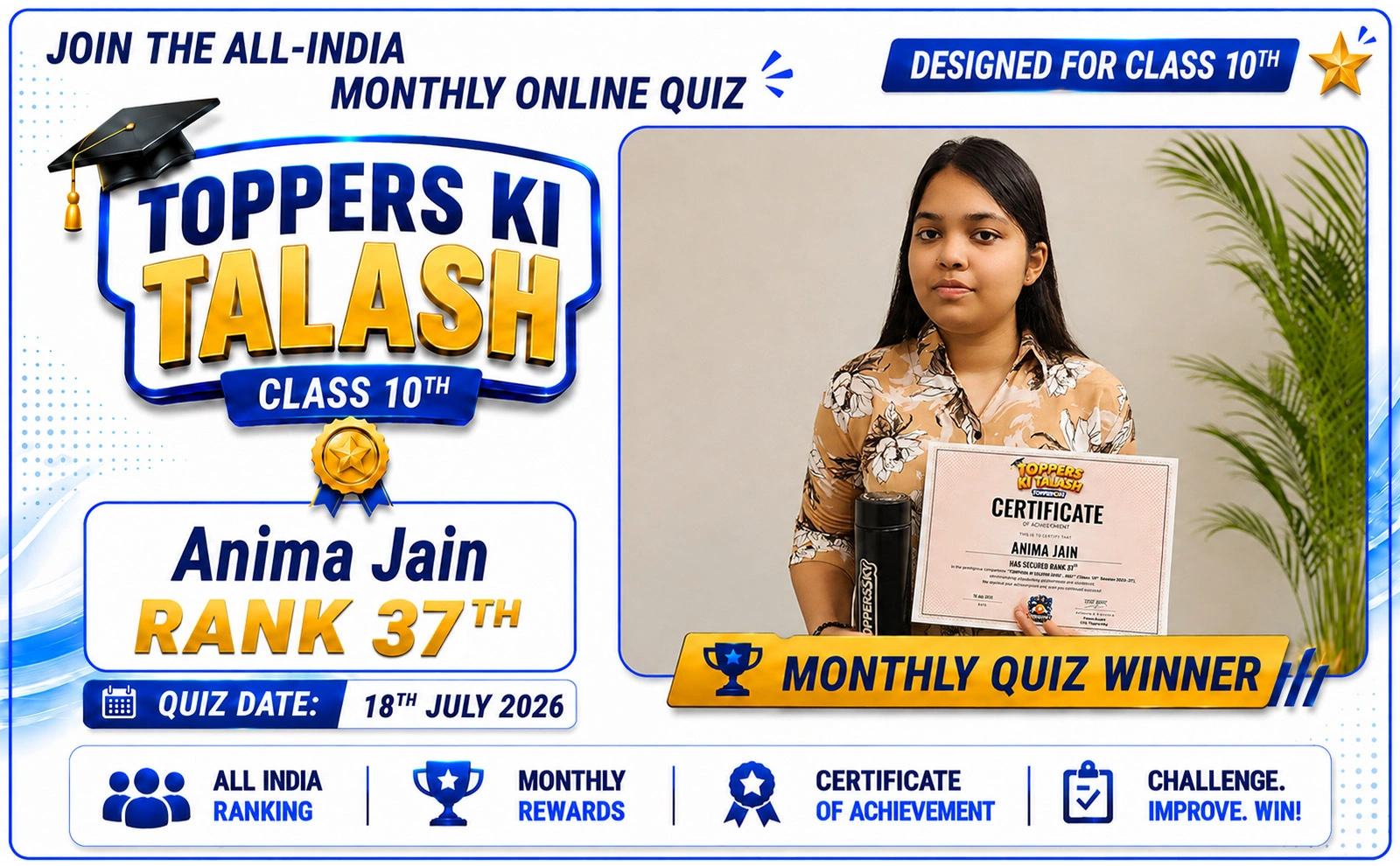 ToppersSky achiever Anima Jain