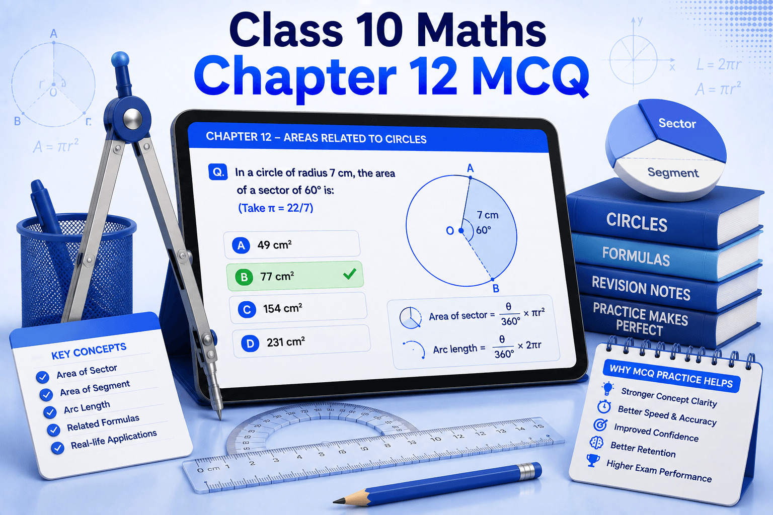 Class 10 Maths Chapter 12 MCQ