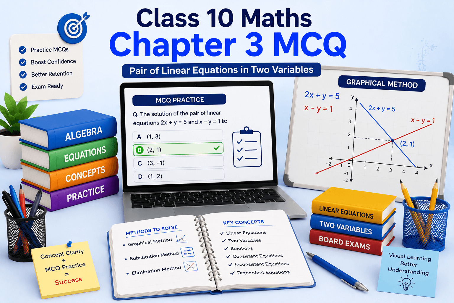 Class 10 Maths Chapter 3 MCQ