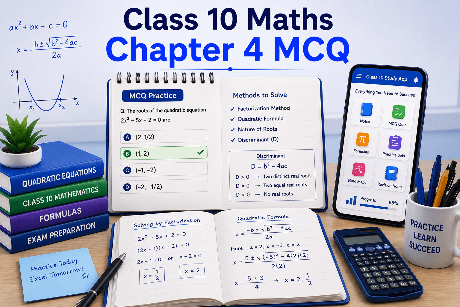 Class 10 Maths Chapter 4 MCQ
