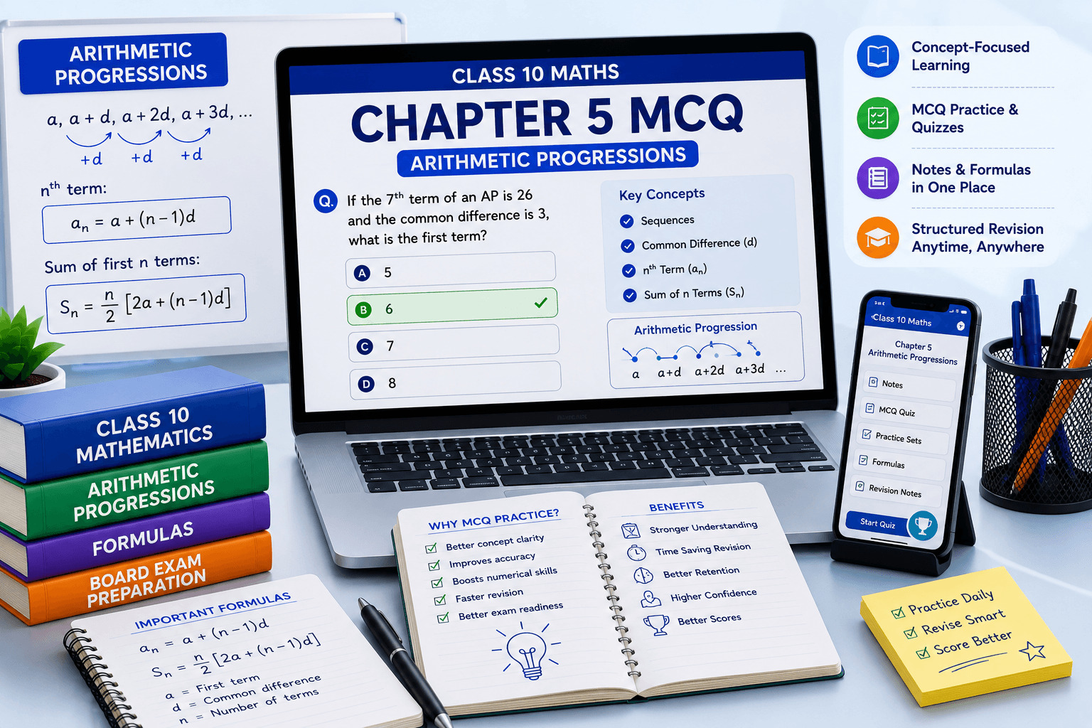 Class 10 Maths Chapter 5 MCQ