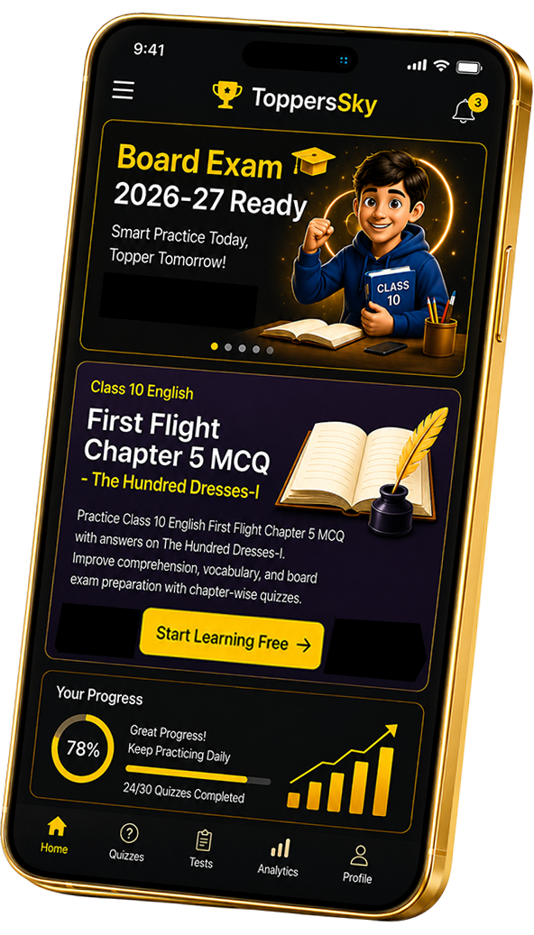 Class 10 English First Flight Chapter 5 MCQ