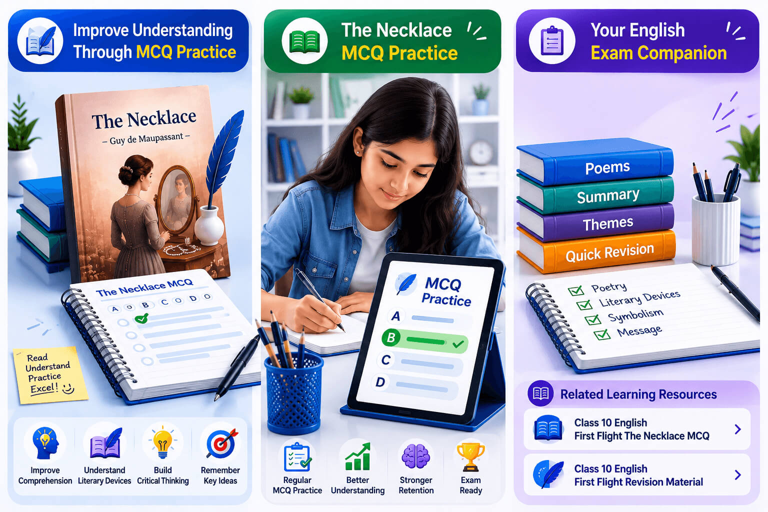 AI Quiz Dashboard - Interactive Learning Screen - Student Performance Dashboard