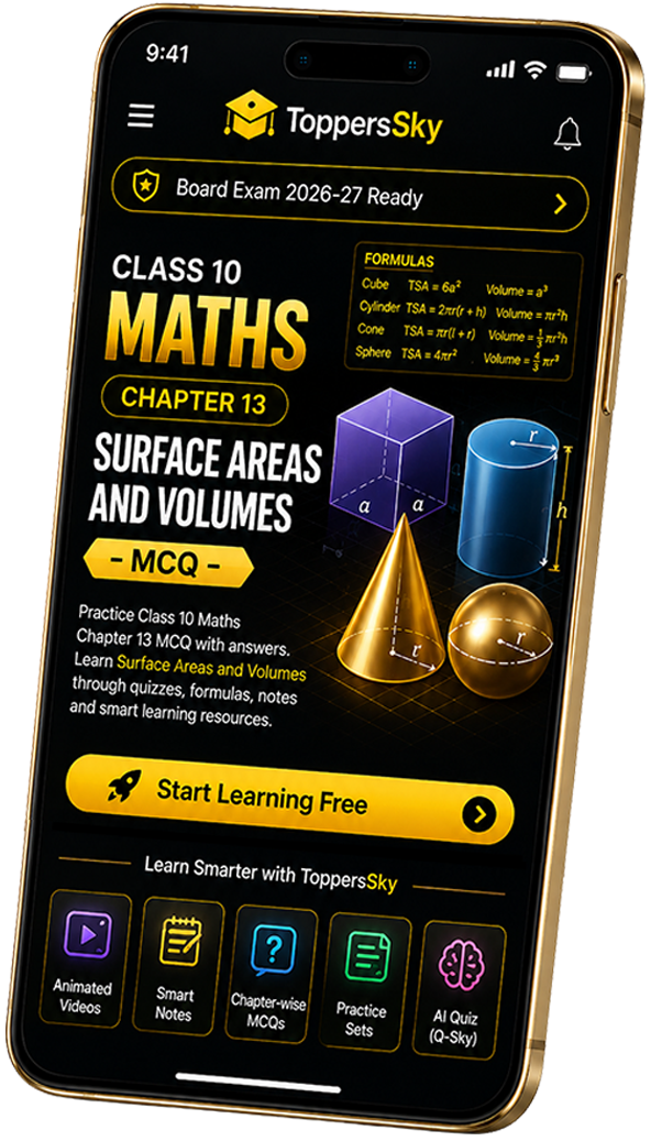 Class 10 Maths Chapter 13 MCQ