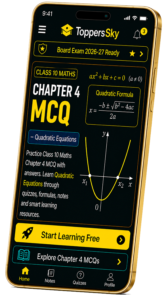 Class 10 Maths Chapter 4 MCQ