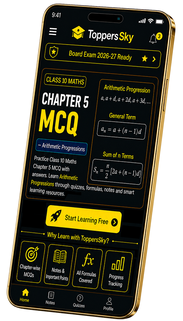 Class 10 Maths Chapter 5 MCQ