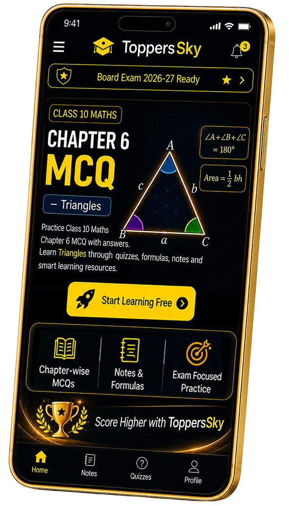 Class 10 Maths Chapter 6 MCQ