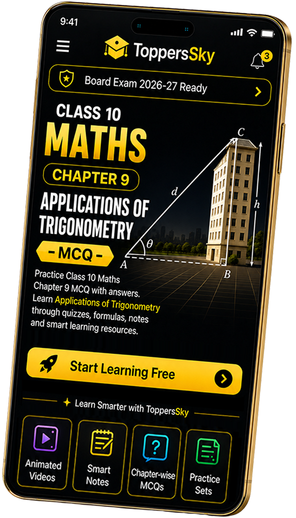Class 10 Maths Chapter 9 MCQ