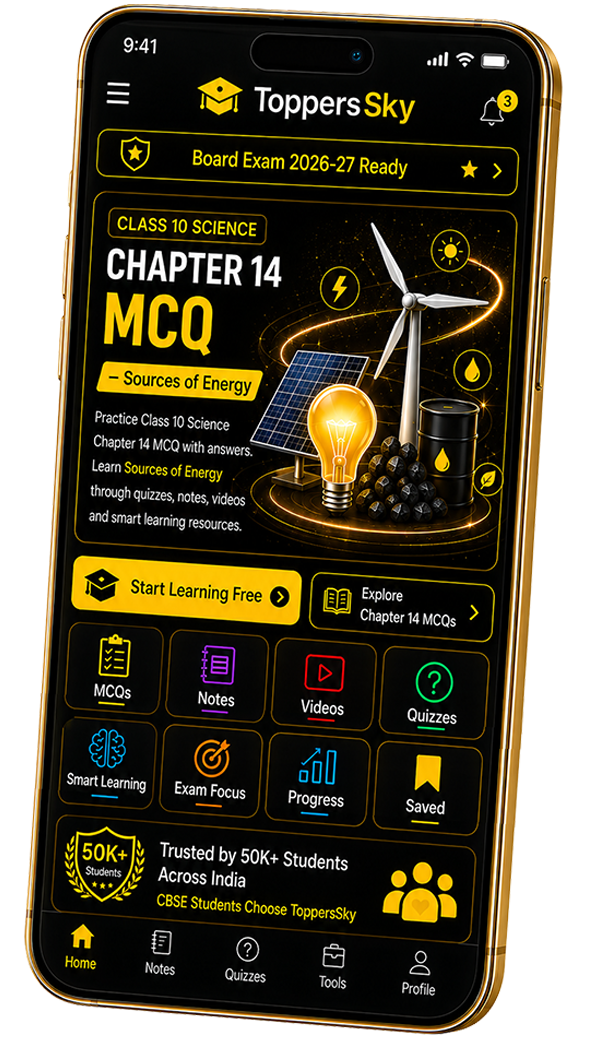 Class 10 Science Chapter 14 MCQ