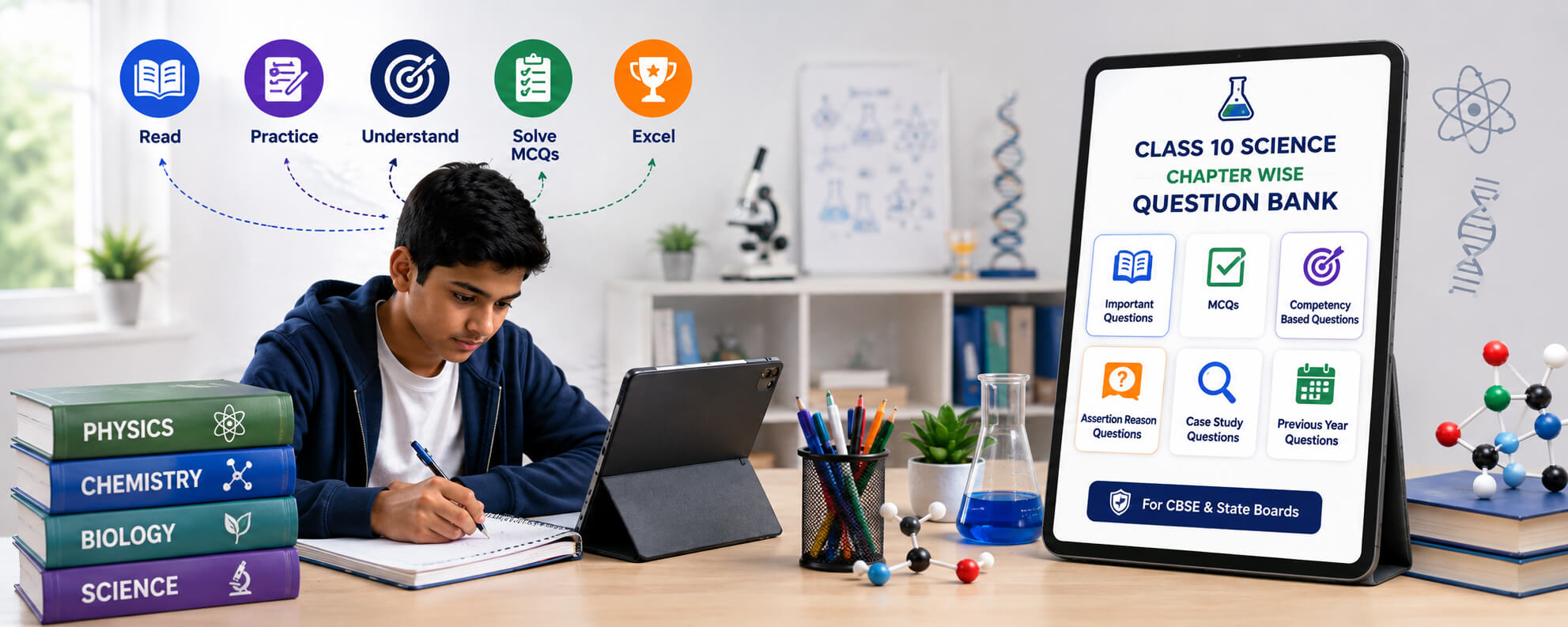 Class 10 Science Chapter Wise Question Bank Banner