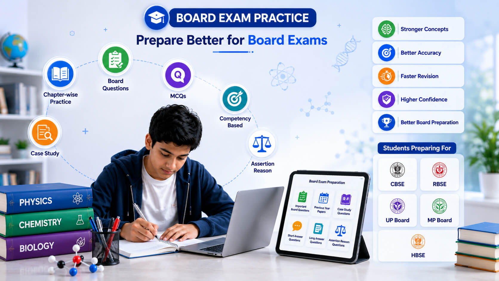 Science Success Banner - Student Achievement - Board Preparation Dashboard