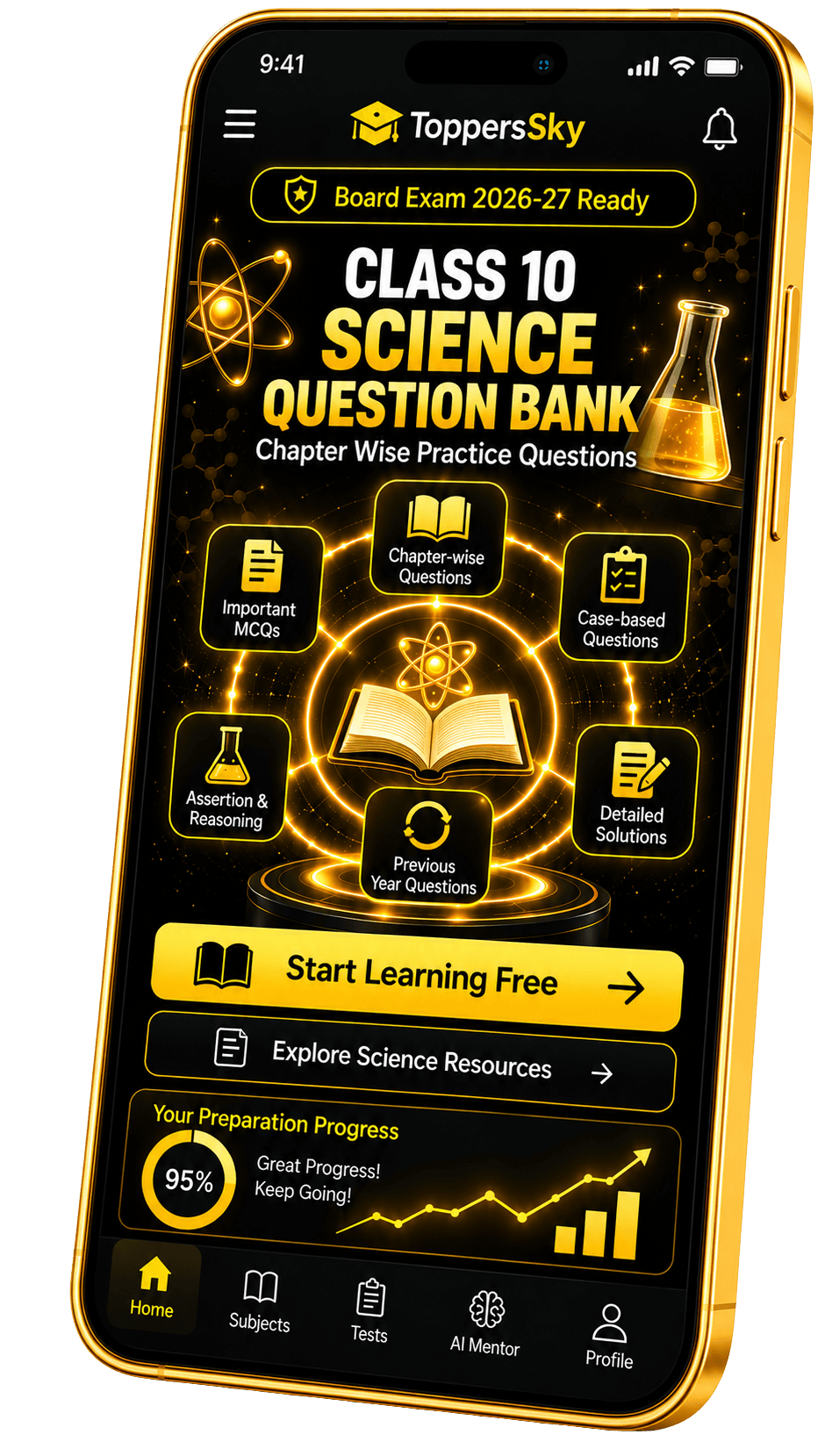 Class 10 Science Question Bank Banner