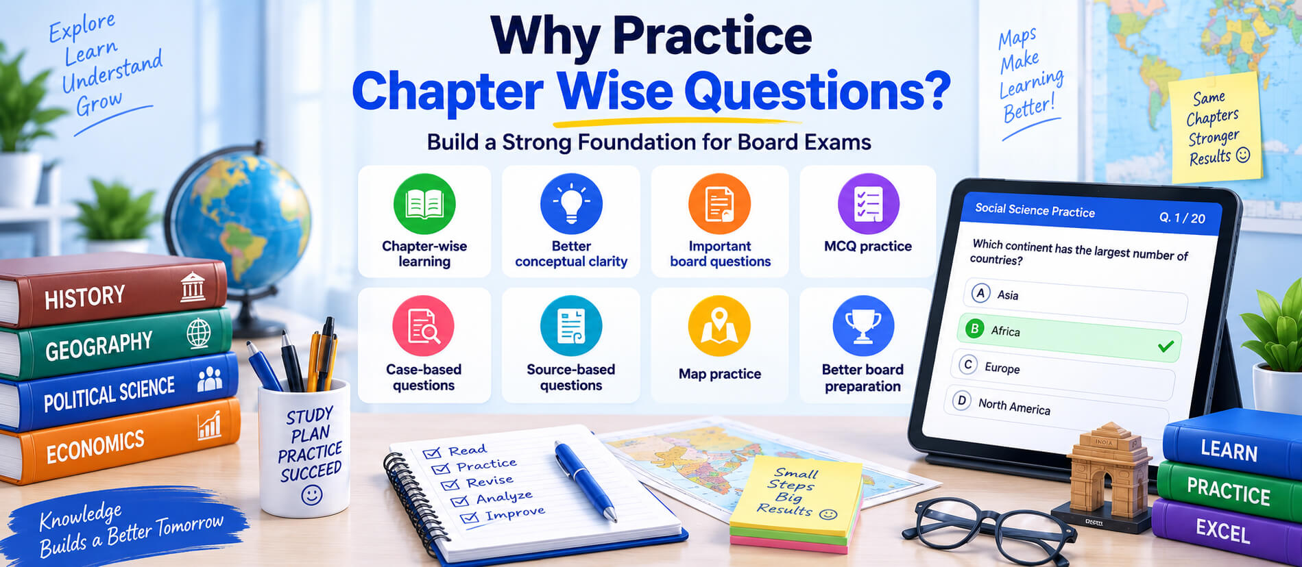 Social Science Chapter Wise Questions - Student Preparing for SST - Board Exam Preparation