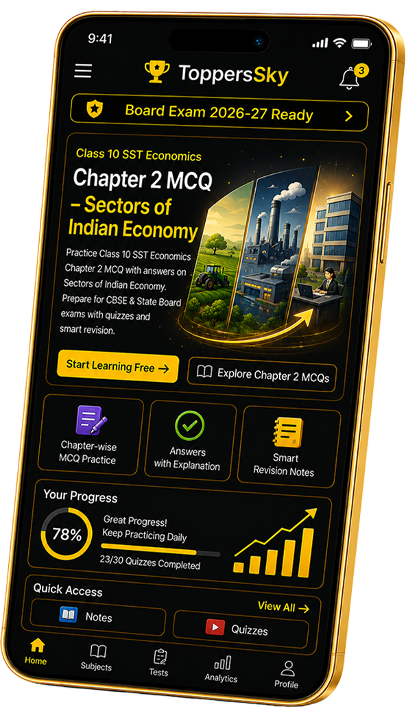 Class 10 SST Economics Chapter 2 MCQ