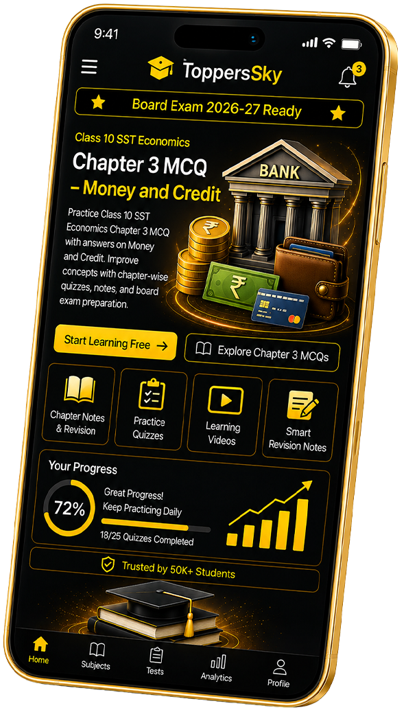 Class 10 SST Economics Chapter 3 MCQ