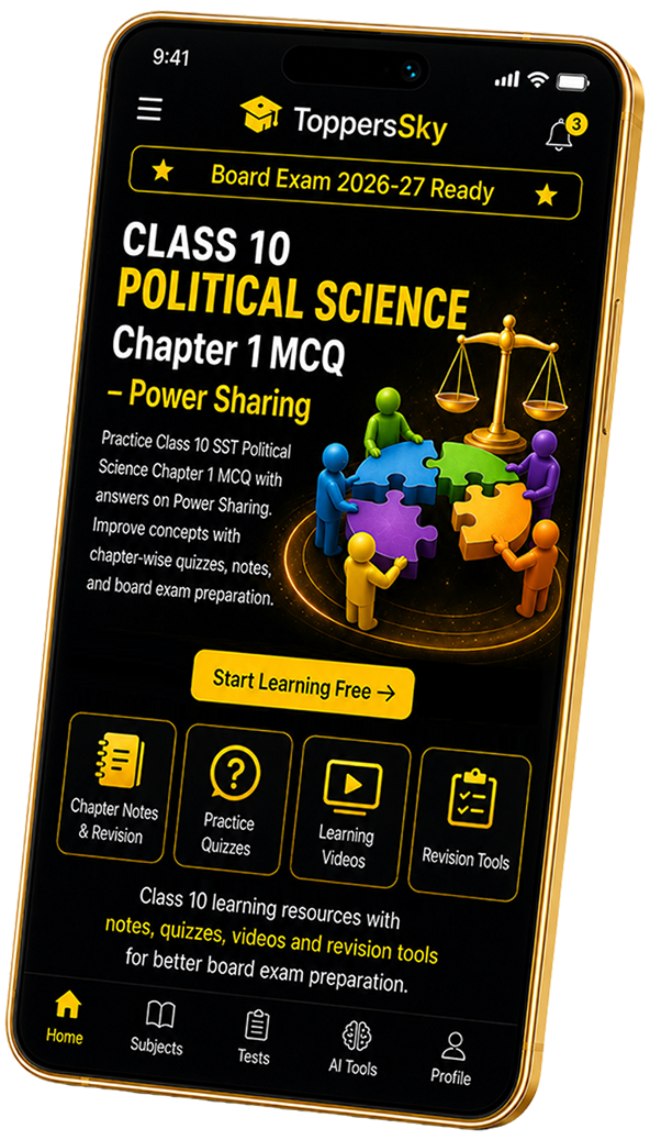 Class 10 SST Political Science Chapter 1 MCQ