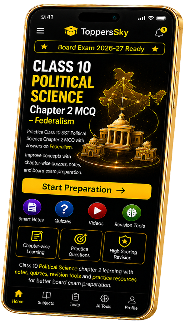 Class 10 SST Political Science Chapter 2 MCQ