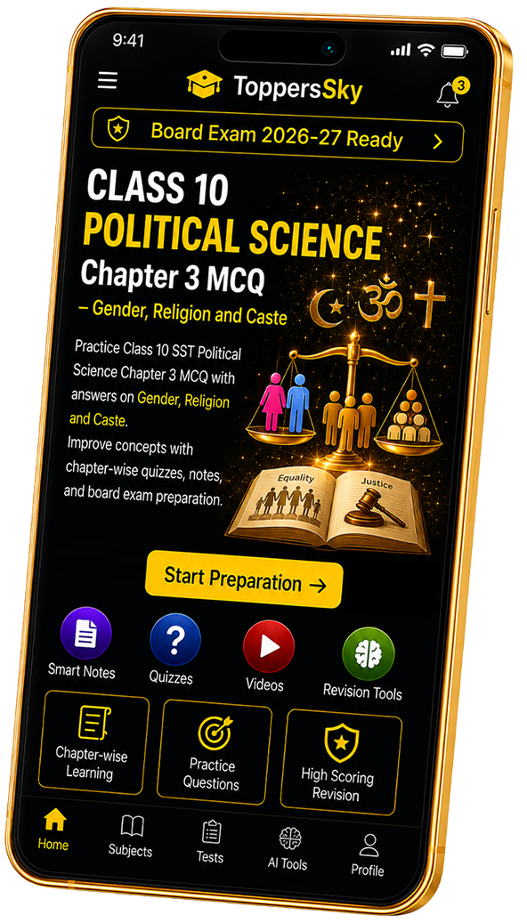 Class 10 SST Political Science Chapter 3 MCQ