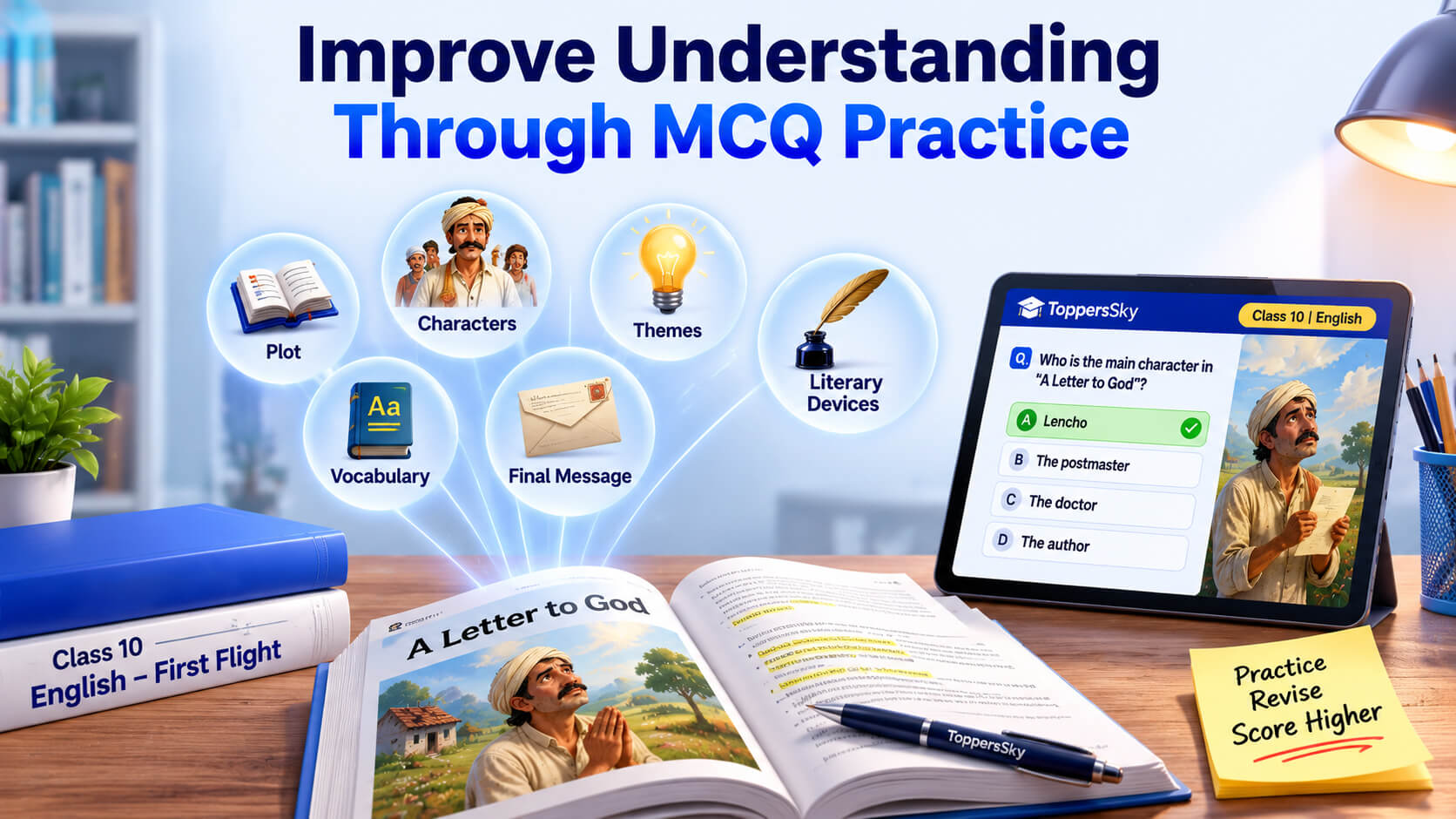 AI Quiz Dashboard - Interactive MCQ Practice - Student Performance Dashboard