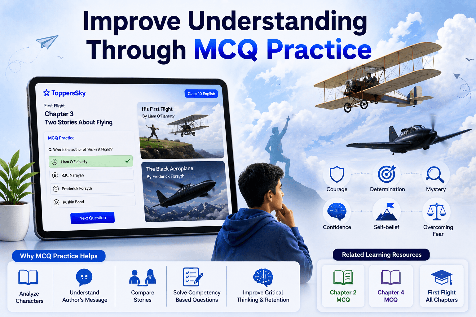AI Quiz Dashboard - Interactive MCQ Practice - Student Performance Dashboard