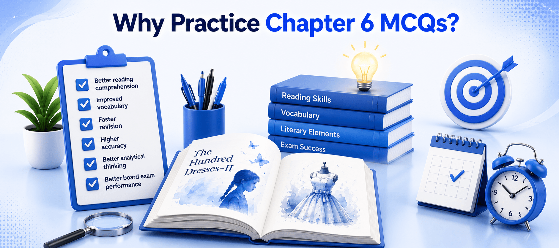 English Quiz Dashboard - Student Solving MCQs - Learning Progress Dashboard
