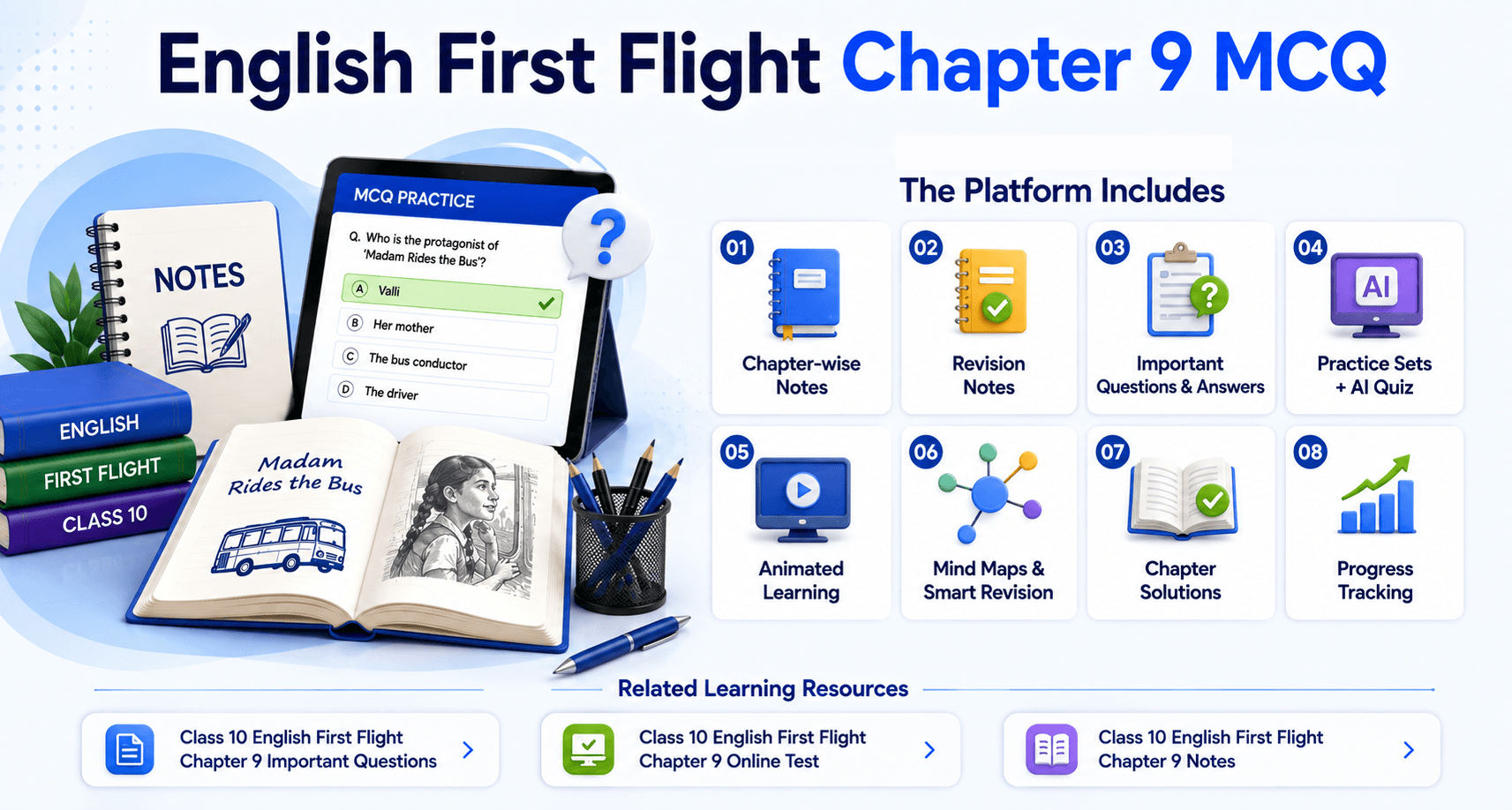 Quiz Dashboard - Notes Screen - Mind Maps - Performance Analytics