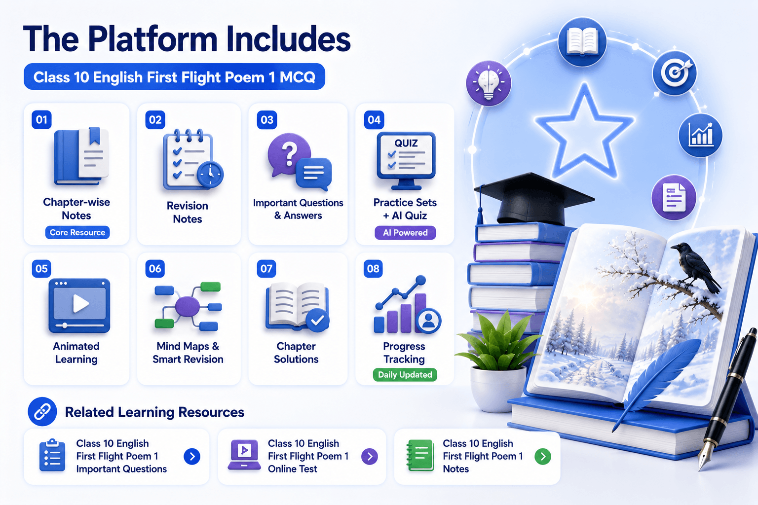 Poetry Quiz Dashboard - Notes Screen - Mind Maps - Performance Analytics