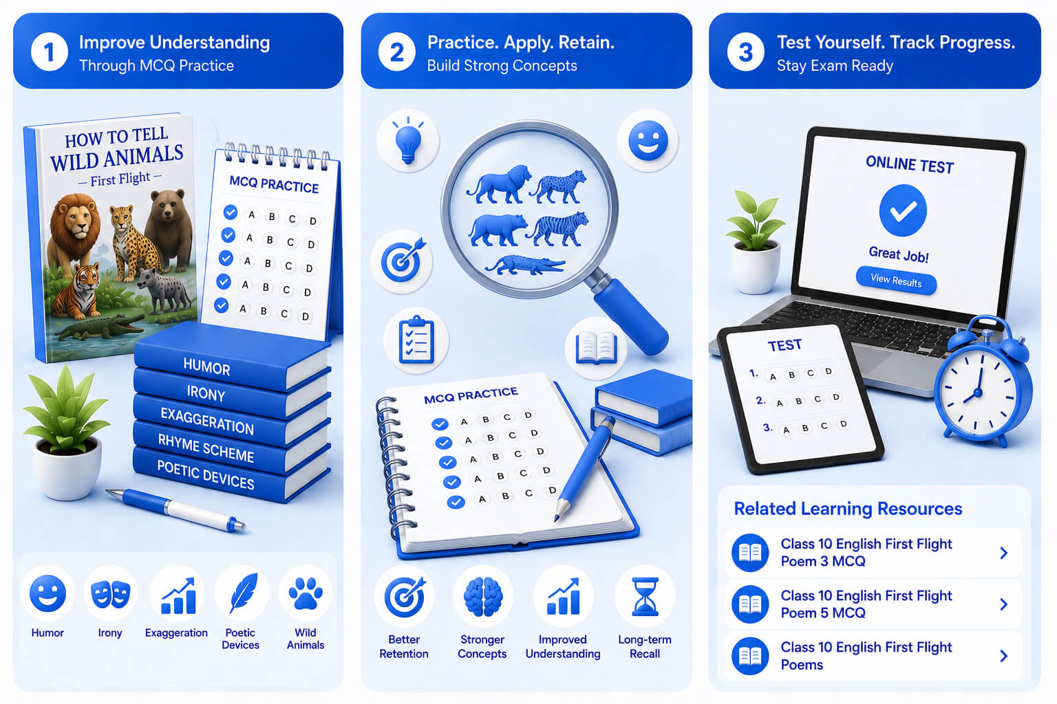 AI Quiz Dashboard - Interactive Poetry Practice - Student Performance Dashboard