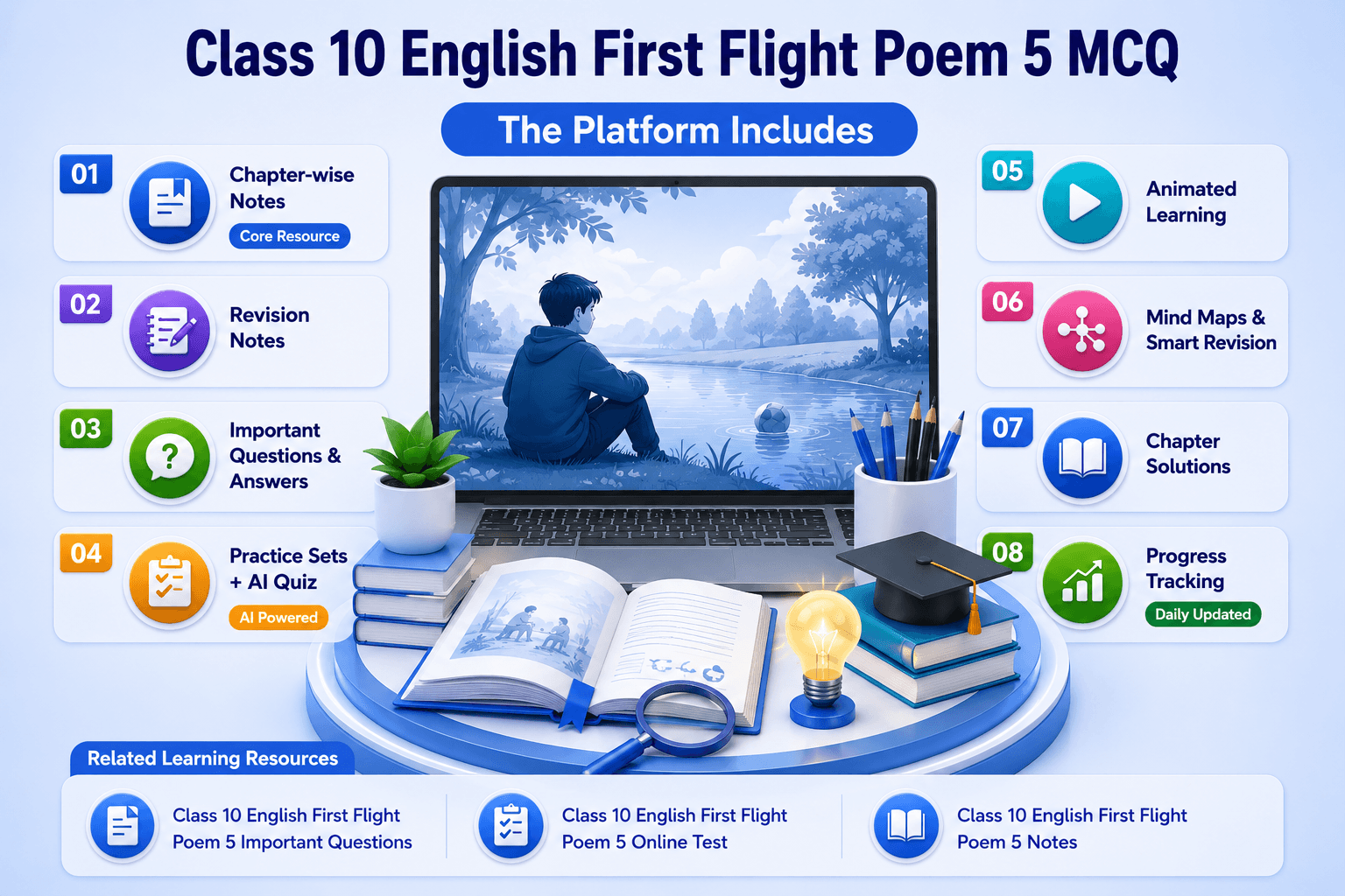 Poetry Quiz Dashboard - Notes Screen - Mind Maps - Performance Analytics